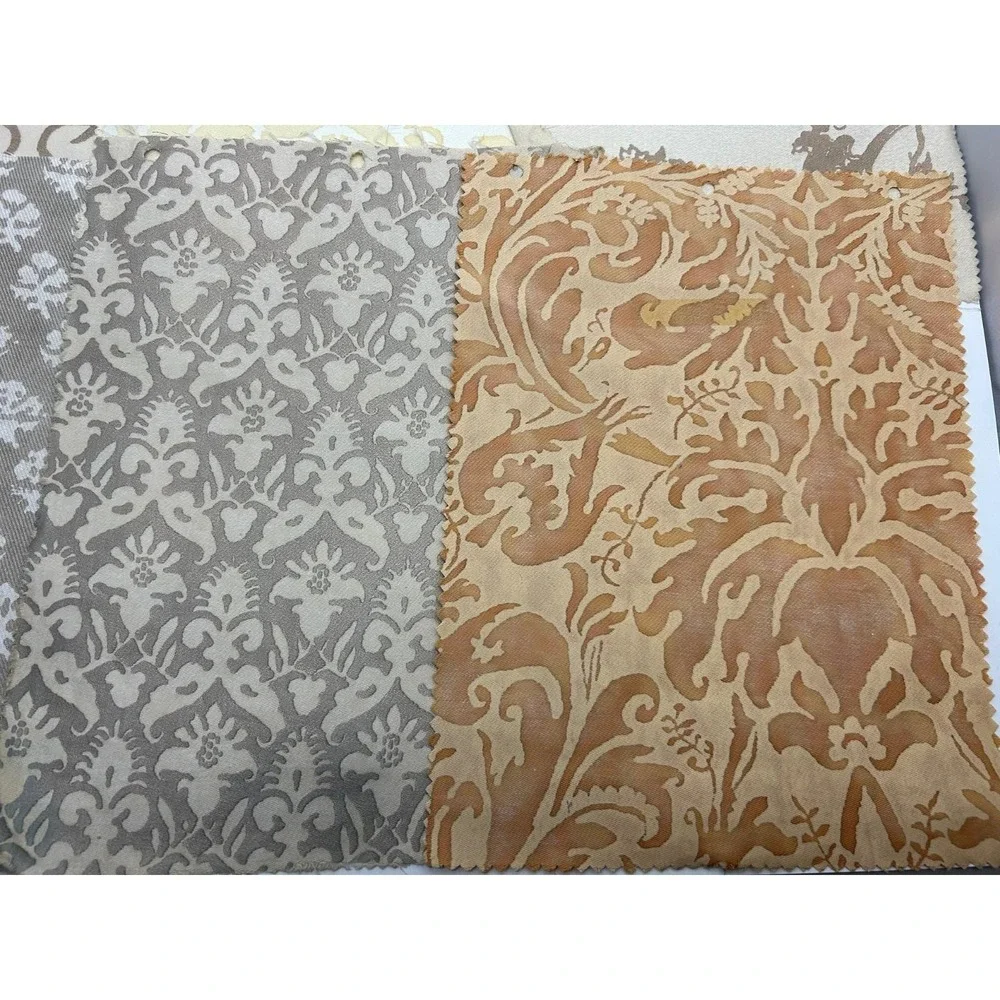 Vtg Six Rare FORTUNY Sample Pieces‎ - Stunning Hard to Find Patterns & Colors